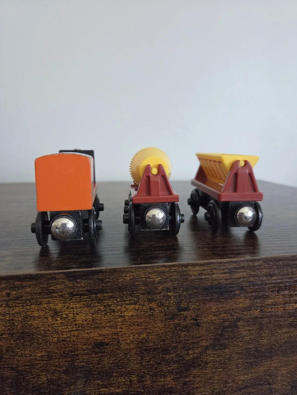 Vintage Thomas Friends Rusty With Construction Cars Set Wooden Railway